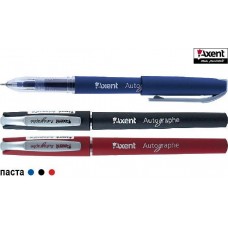 Гелевая синяя ручка Autographe Axent  1007