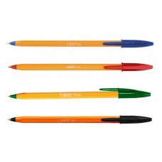Ручка шариковая Orange BiC  корпус оранж.,красн.