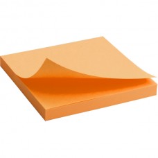 Бумага клейкая для заметок  75х75x80 Axent неон оранж