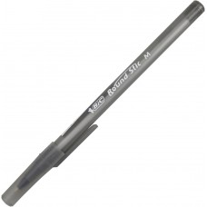 Ручка шариковая BIC 1,0 синя  ROUND STICK,черная 