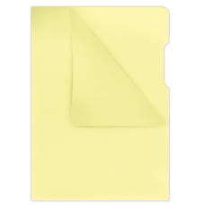 Папка-уголок А4, 180мкм, желтый