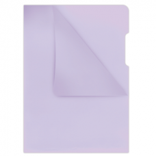 Папка-уголок А4, 180мкм, фиолетовый