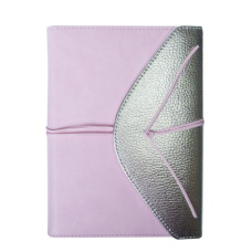 Ежедневник датированный 2019 BELLA, A5, 336 стр., св.-розовый с серебром