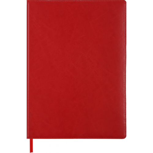 Ежедневник недатированный BRAVO, A4, красный