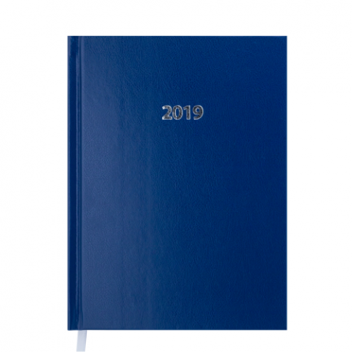 Ежедневник датированный 2019 STRONG, A5, синий