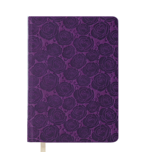Ежедневник недатированный FLEUR, A5, 288 стр., вишневый