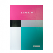Блокнот CHIAZZATO, А-5, 80л., клетка, интегральнная обложка, розовый