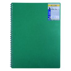 Записная книга на пружине CLASSIC, А6, 80 листов, клетка, зеленый