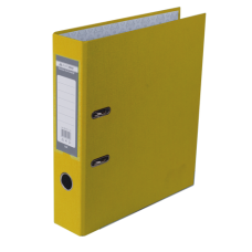 Регистратор односторонний А4 LUX, JOBMAX, ширина торца 70мм, желтый