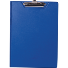 Клипборд-папка BUROMAX, А4, PVC, темно-синий