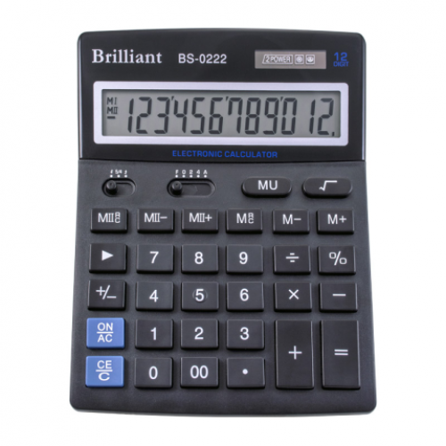 Калькулятор Brilliant BS-0222, 12 разрядов