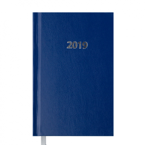 Ежедневник датированный 2019 STRONG, A6, 336 стр., синий