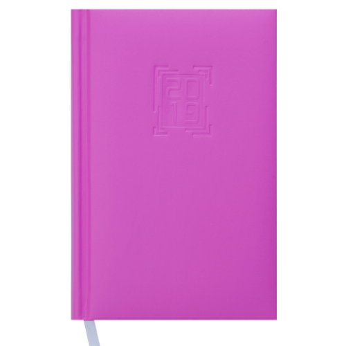 Ежедневник датированный 2019 MEMPHIS, A6, 336 стр., розовый