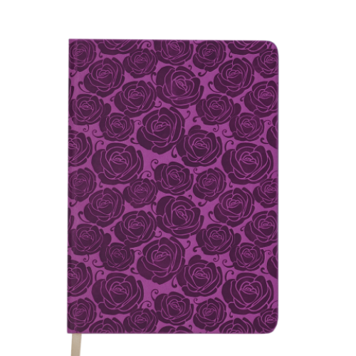 Ежедневник недатированный FLEUR, A6, 288 стр., розовый
