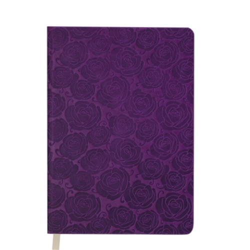 Ежедневник недатированный FLEUR, A6, 288 стр., вишневый
