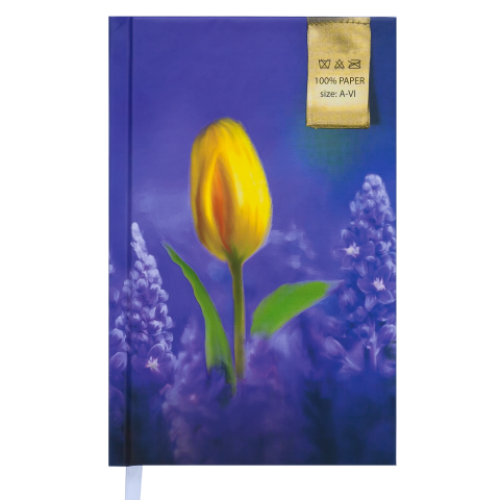 Ежедневник недатированный GRACE, A6, 288 стр., фиолетовый