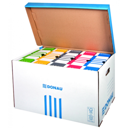 Короб для архивных боксов "TOP" DONAU, синий