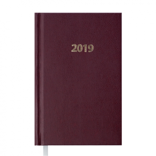 Ежедневник датированный 2019 STRONG, A6, 336 стр., коричневый