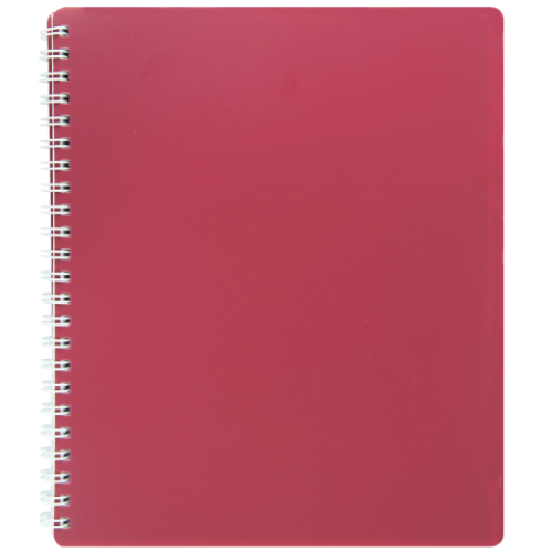 Книжка записная на пружине CLASSIC, В5, 80 листов, клетка, красный