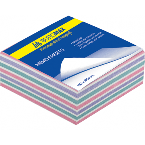 Блок бумаги ЗЕБРА 80х80х30мм, склеенный