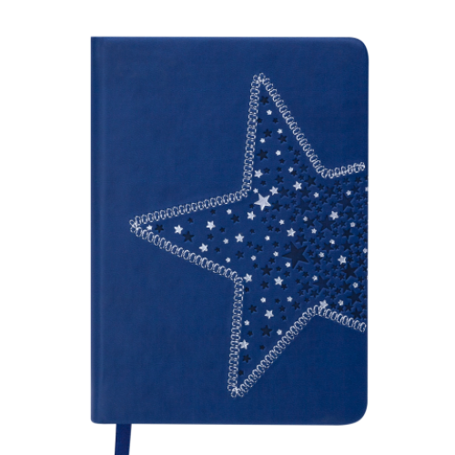 Ежедневник недатированный STELLA, A6, 288 стр., синий