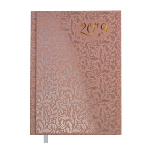 Ежедневник датированный 2019 VINTAGE, A5, 336 стр., бежевый
