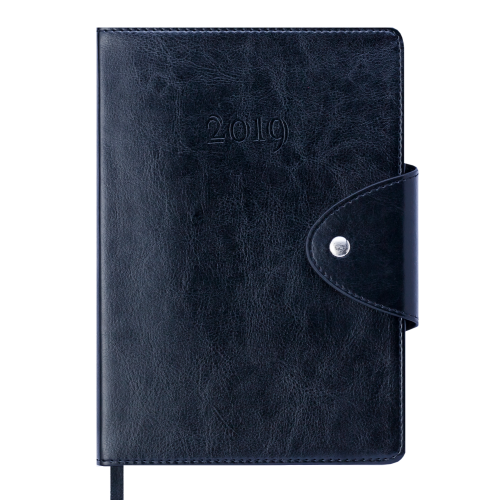 Ежедневник датированный 2019 BUSINESS, A5, черный