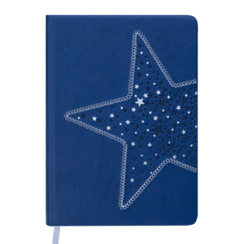 Ежедневник датированный 2019 STELLA, A5, 336 стр., синий