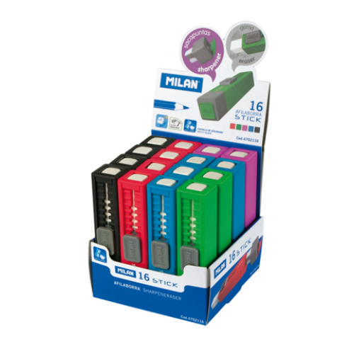 Ластик + точилка STICK, дисплей