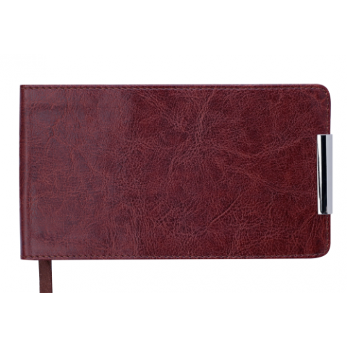 Еженедельник карманный датированный 2019 SALERNO, 136 стр., коричневый