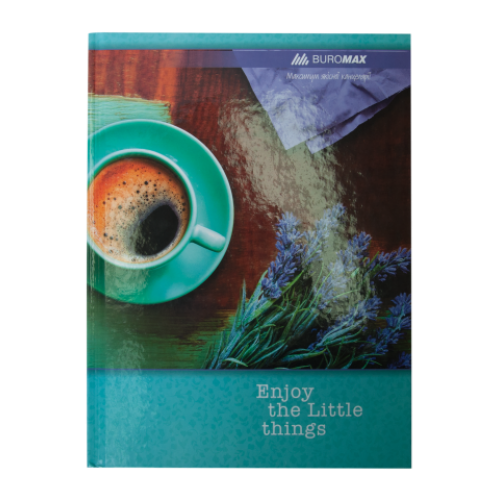 Книга канцелярская ROMANTIC , 96л, офсет, лин. (тв. лам. переплет)