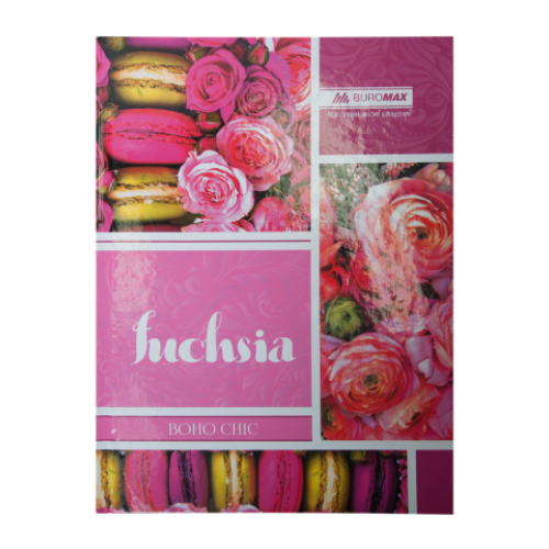 Книга канцелярская BOHO CHIC , 96л, офсет, лин. (тв. лам. переплет)