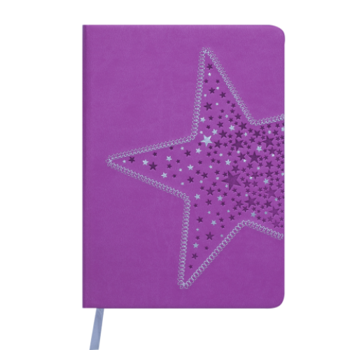Ежедневник датированный 2019 STELLA, A5, 336 стр., фиолетовый