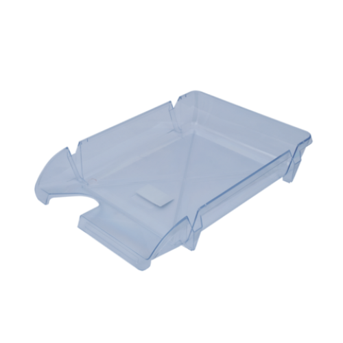 Лоток пластиковый горизонтальный "Компакт" JOBMAX, прозрачный