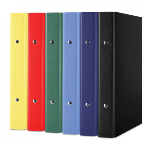 Папка на 2-х кольцах, А5, ширина торца 30 мм, ассорти