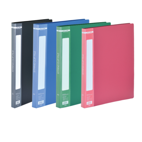 Папка пластиковая A4 со скоросшивателем, ассорти