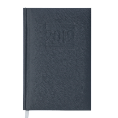 Ежедневник датированный 2019 BELCANTO, A6, 336 стр., серый