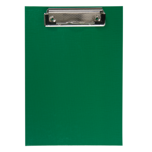 Клипборд BUROMAX, А5, PVC, зеленый