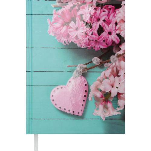 Ежедневник недатированный ROMANTIC, A5, бирюзовый