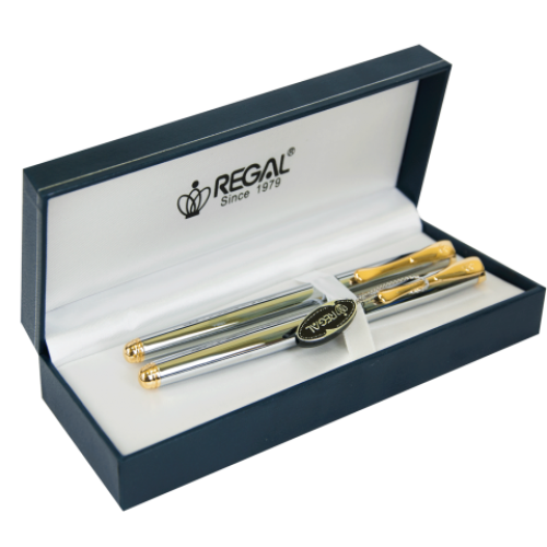 Комплект (П+Р) в подарочном футляре L, хром