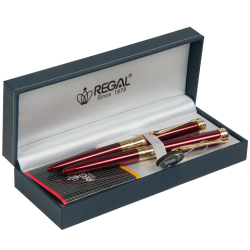 Комплект (П+Р) в подарочном футляре L, бордовый