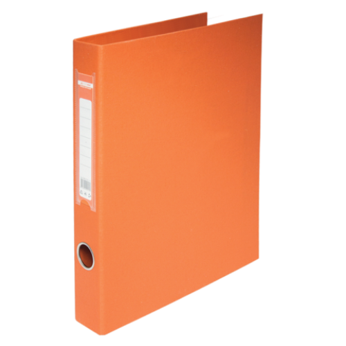 Папка на 2-х кольцах А4 BUROMAX, ширина торца 40 мм, оранжевый