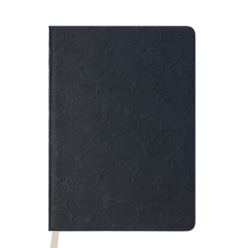 Ежедневник недатированный FLEUR, A5, 288 стр., черный