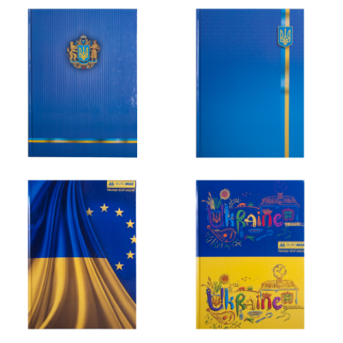 Книга канцелярская UKRAINE, А4, 96 листов, клетка