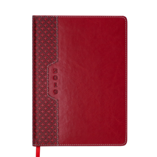 Ежедневник датированный 2019 VIENNA, A5, красный