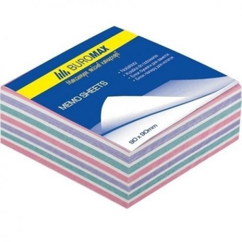 Блок бумаги ЗЕБРА 90х90х40мм., не склеенный