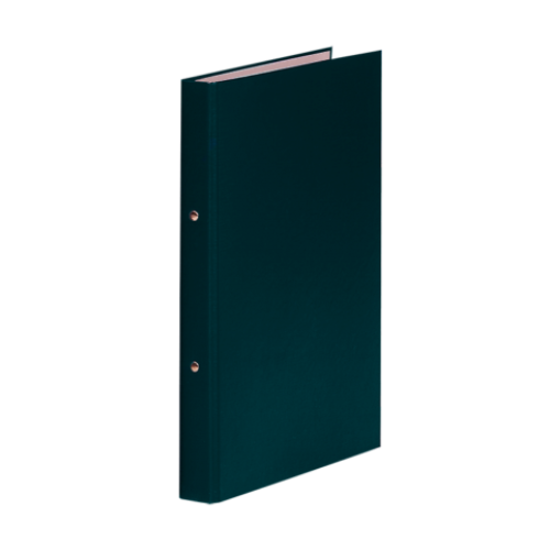 Папка на 2-х кольцах, А4, ширина торца 35 мм, зеленый