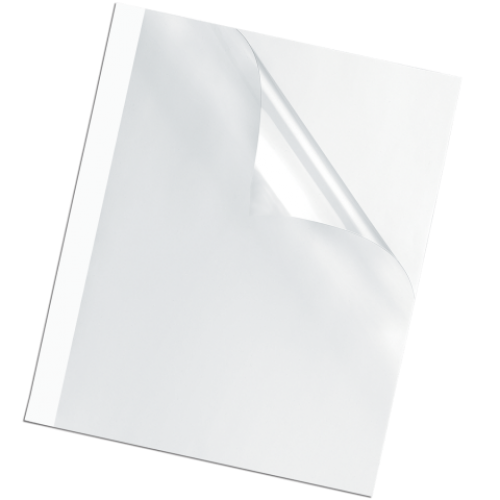 Обложки пласт. для термопереплета Standing 6мм, белые, толщ. 44-60 л. А4