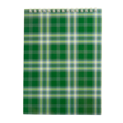 Блокнот на пружине сверху SHOTLANDKA, А5, 48 листов, клетка,зеленый
