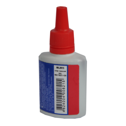 Краска штемпельная 30мл, красный